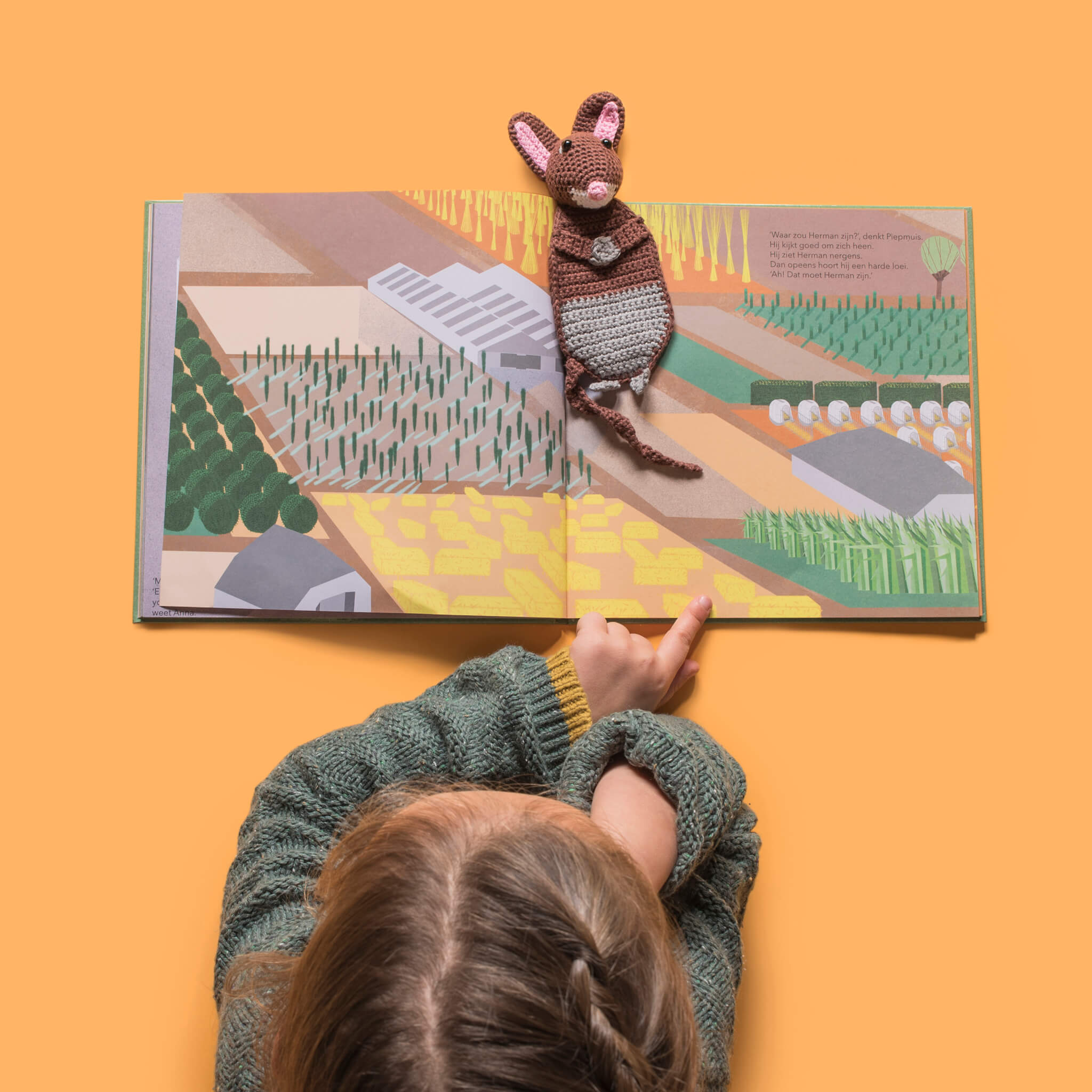 Piepmuis op bezoek bij Anna de koe - Afbeelding 7