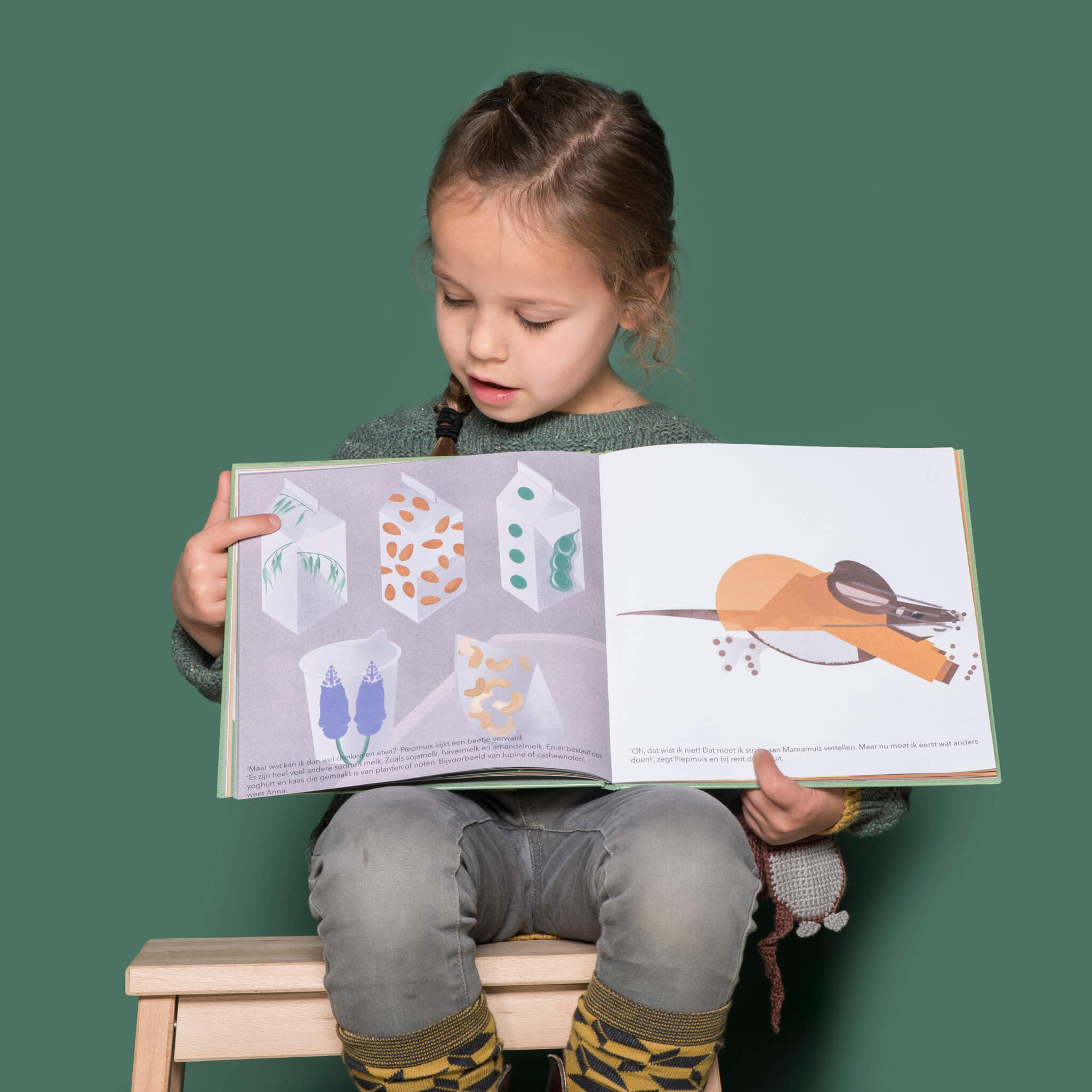 Piepmuis op bezoek bij Anna de koe - Afbeelding 5